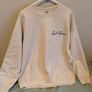 Zach Bryan “Fear & Fridays” poem Cream unisex Sweater